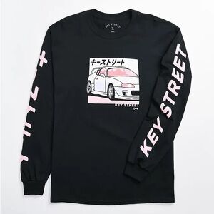 Key Street - Car Black Long Sleeve